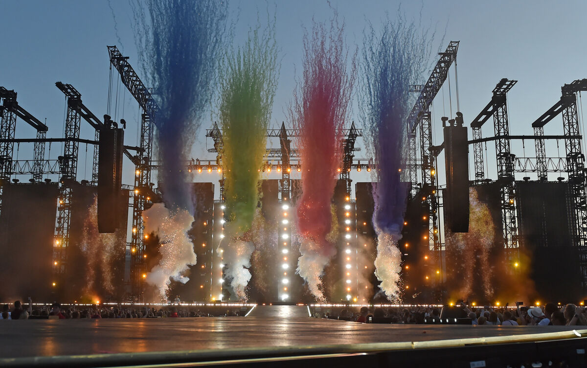 Westlife on stage who played. Picture: Eddie O'Hare Westlife on stage who played. Picture: Eddie O'Hare