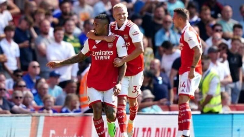 Gabriel Jesus lifting Arsenal standards, says Mikel Arteta after Leicester win