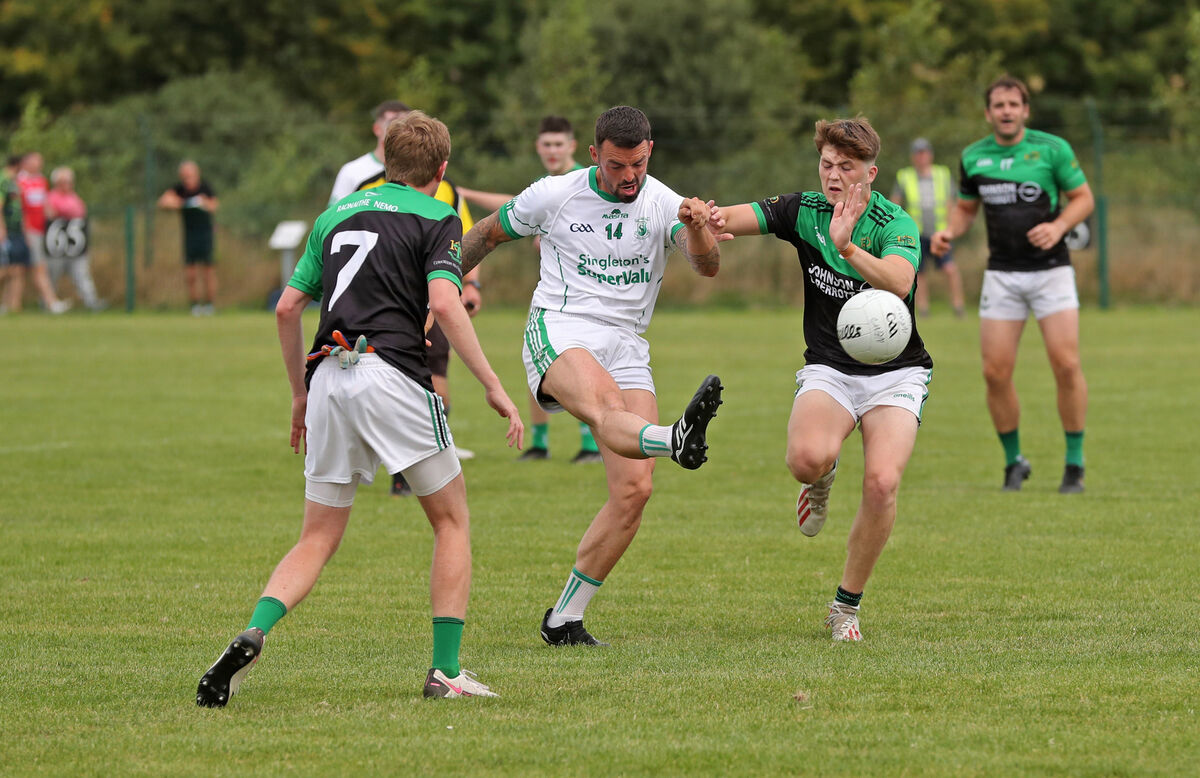 Eric Dilloughery and Mark Hill, Nemo Rangers, Michael O'Leary, St. Vincent's. Eric Dilloughery and Mark Hill, Nemo Rangers, Michael O'Leary, St. Vincent's.