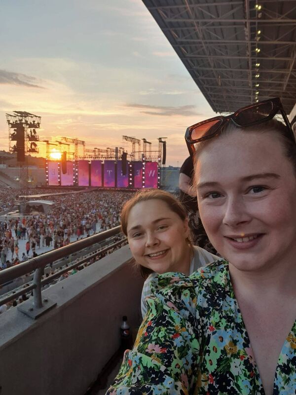 Cork Westlife super fan Victoria Piper enjoying the Westlife concert last Saturday with her friend Jayde. The pals attended both concerts with Victoria saying she will never stop supporting the group Cork Westlife super fan Victoria Piper enjoying the Westlife concert last Saturday with her friend Jayde. The pals attended both concerts with Victoria saying she will never stop supporting the group