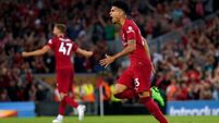 Luis Diaz rescues point for 10-man Liverpool after Darwin Nunez sees red