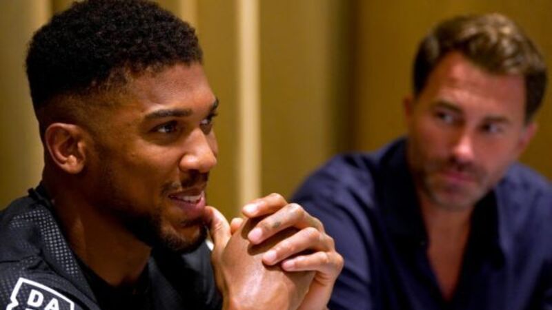 Anthony Joshua relishing underdog tag for Oleksandr Usyk rematch – Eddie Hearn