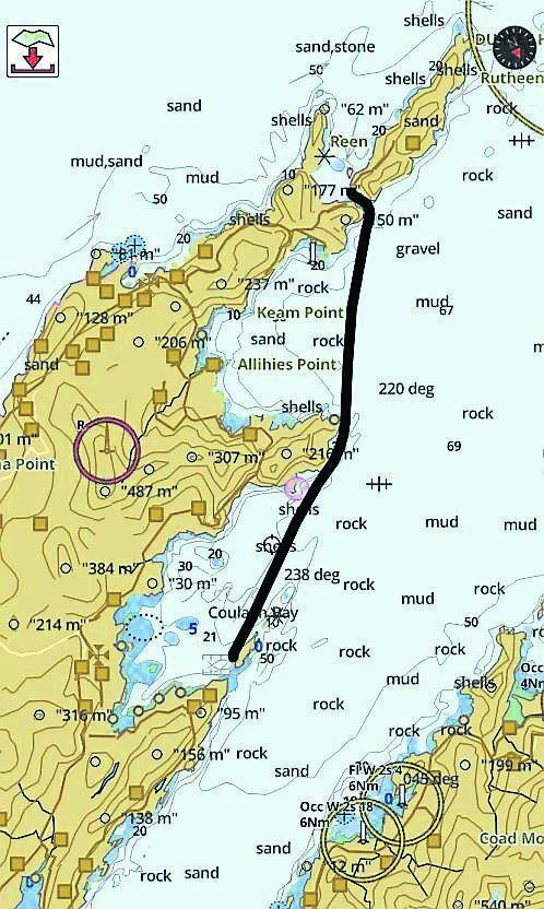 The route of the fundraising paddle by Jon Hynes to raise funds for Cork ARC The route of the fundraising paddle by Jon Hynes to raise funds for Cork ARC