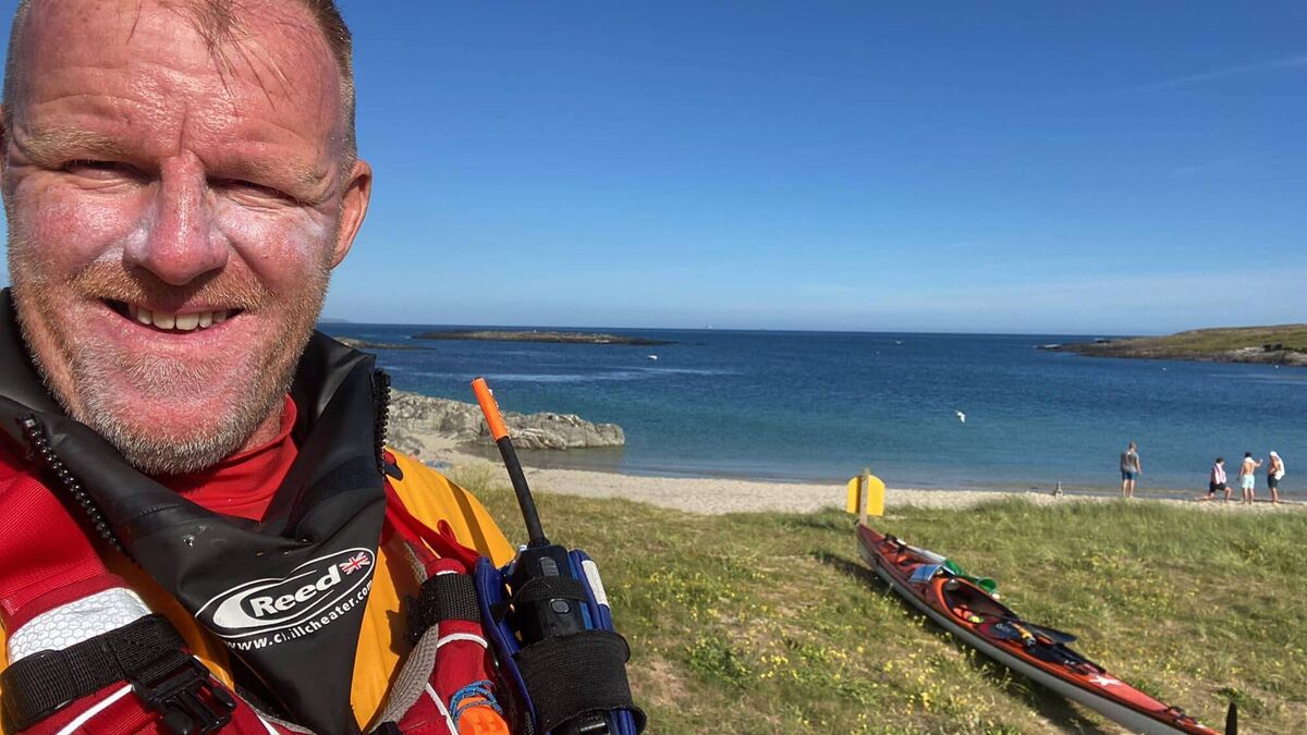 Jon Hynes has been kayaking since he was 12 and says he always feel at home on the open sea Jon Hynes has been kayaking since he was 12 and says he always feel at home on the open sea