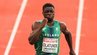 European Athletics Championships: Israel Olatunde sets new Irish record in 100m final