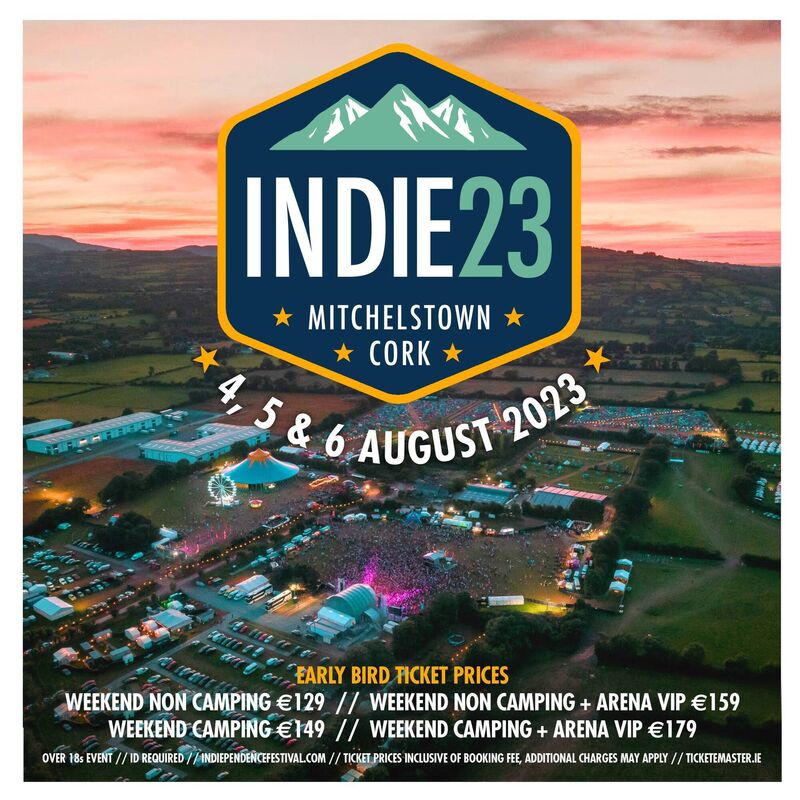 Indiependence returns to Mitchelstown next August, with headliners due to be announced in the coming weeks. 