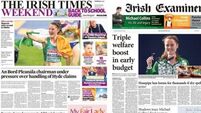 What the papers say: Saturday's front pages