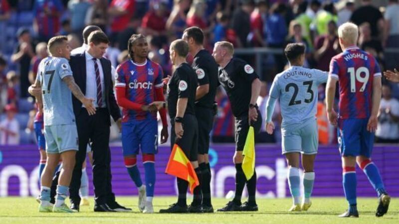 It’s a complete accident – Steven Gerrard bemoans VAR decision in Palace defeat It’s a complete accident – Steven Gerrard bemoans VAR decision in Palace defeat