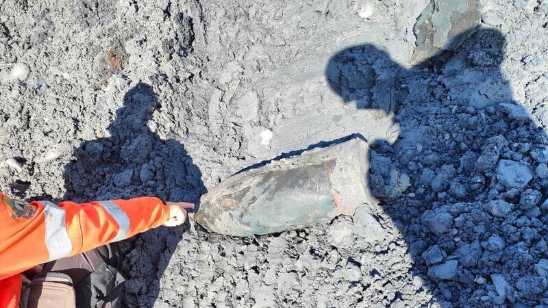 Controlled explosions take place on West Cork beach following the discovery of WWI era projectiles Controlled explosions take place on West Cork beach following the discovery of WWI era projectiles