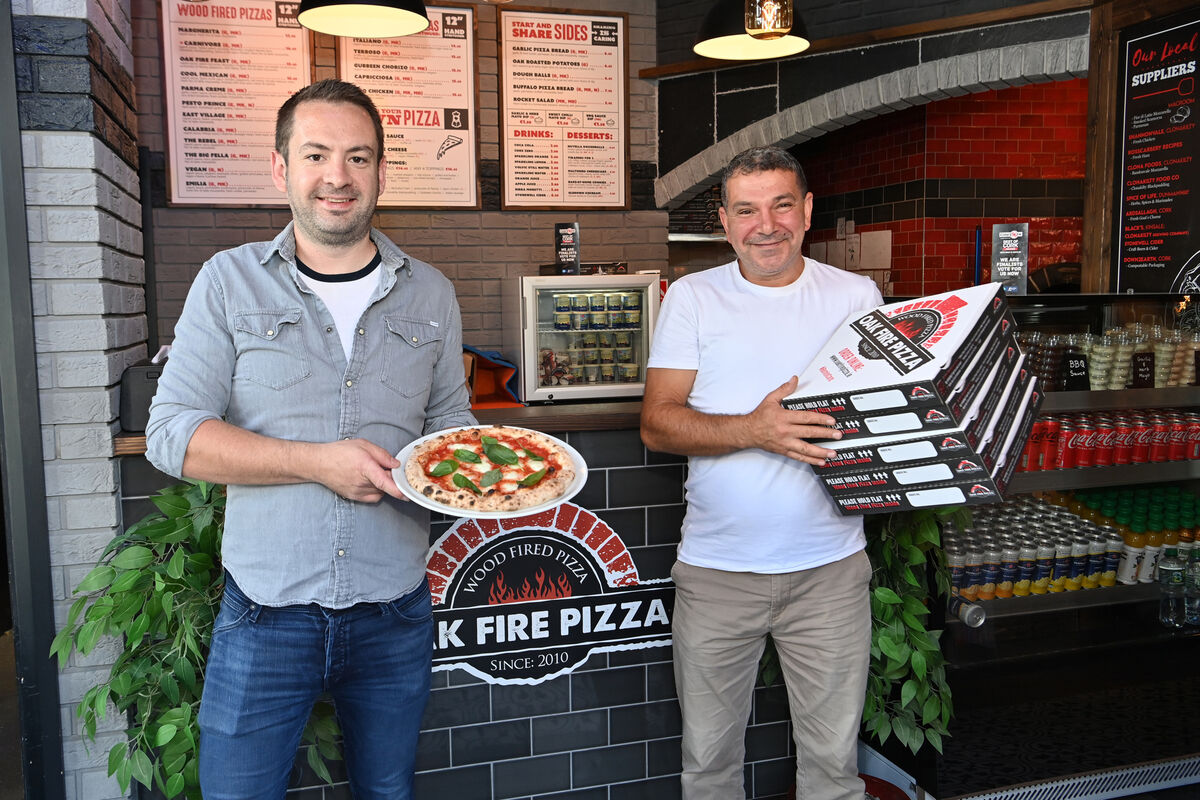 Business partners Andrew Loane adn Tayfur Turkan at Oak Fire Pizza, East Village, Douglas, Cork. Picture Dan Linehan Business partners Andrew Loane adn Tayfur Turkan at Oak Fire Pizza, East Village, Douglas, Cork. Picture Dan Linehan