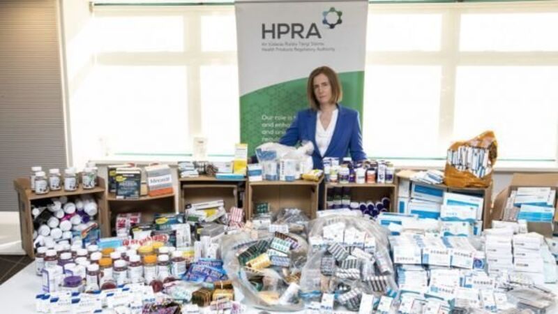 Almost half a million units of illegal medicines seized in first half of the year