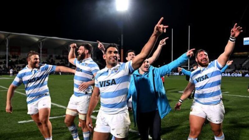 Saturday sport: Argentina beat All Blacks; Premier League action