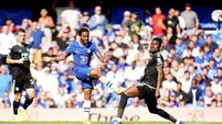 Raheem Sterling bags first goals for 10-man Chelsea with brace in Leicester win