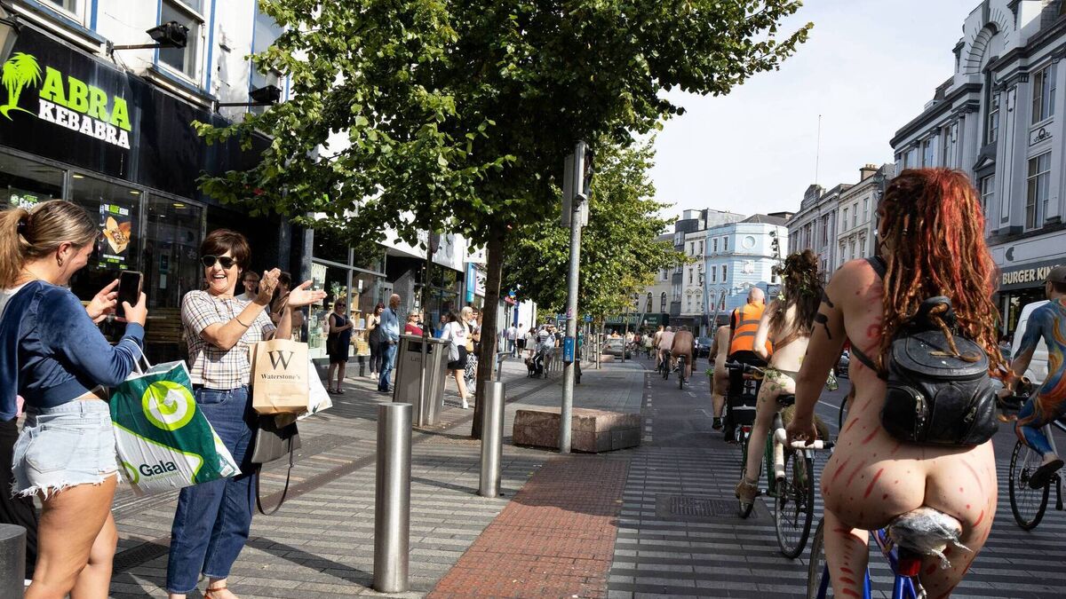 You can leave your hat on: Dozens take part in naked bike ride through Cork city 