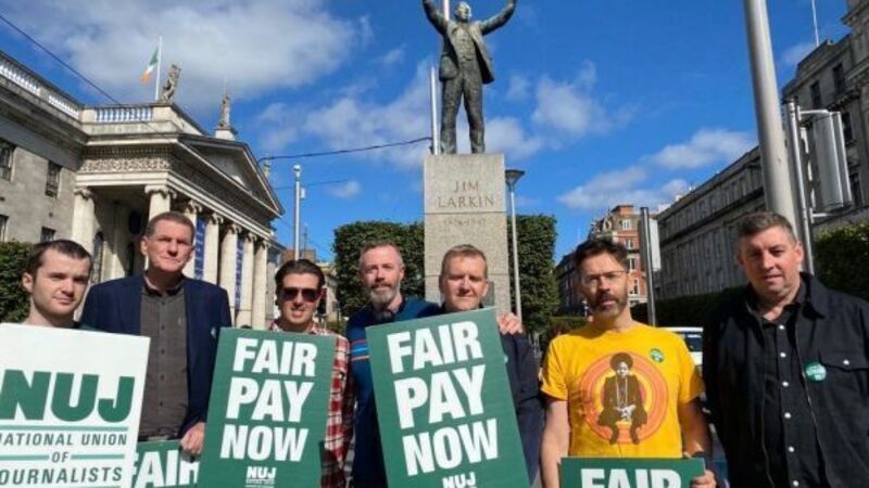 Irish journalists at news group Reach strike over pay dispute