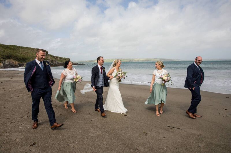 Lisa Lynch and Mike Ahern with their wedding party - Lisa’s sister Karen Lynch and friend Mary O’Neill, as well as Patrick Lynch, the bride’s first cousin and the groom’s closest friend, and Shane Nyhan. Lisa Lynch and Mike Ahern with their wedding party - Lisa’s sister Karen Lynch and friend Mary O’Neill, as well as Patrick Lynch, the bride’s first cousin and the groom’s closest friend, and Shane Nyhan.