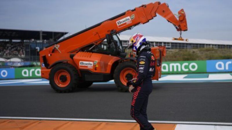 Max Verstappen breaks down on home soil as Mercedes land practice one-two