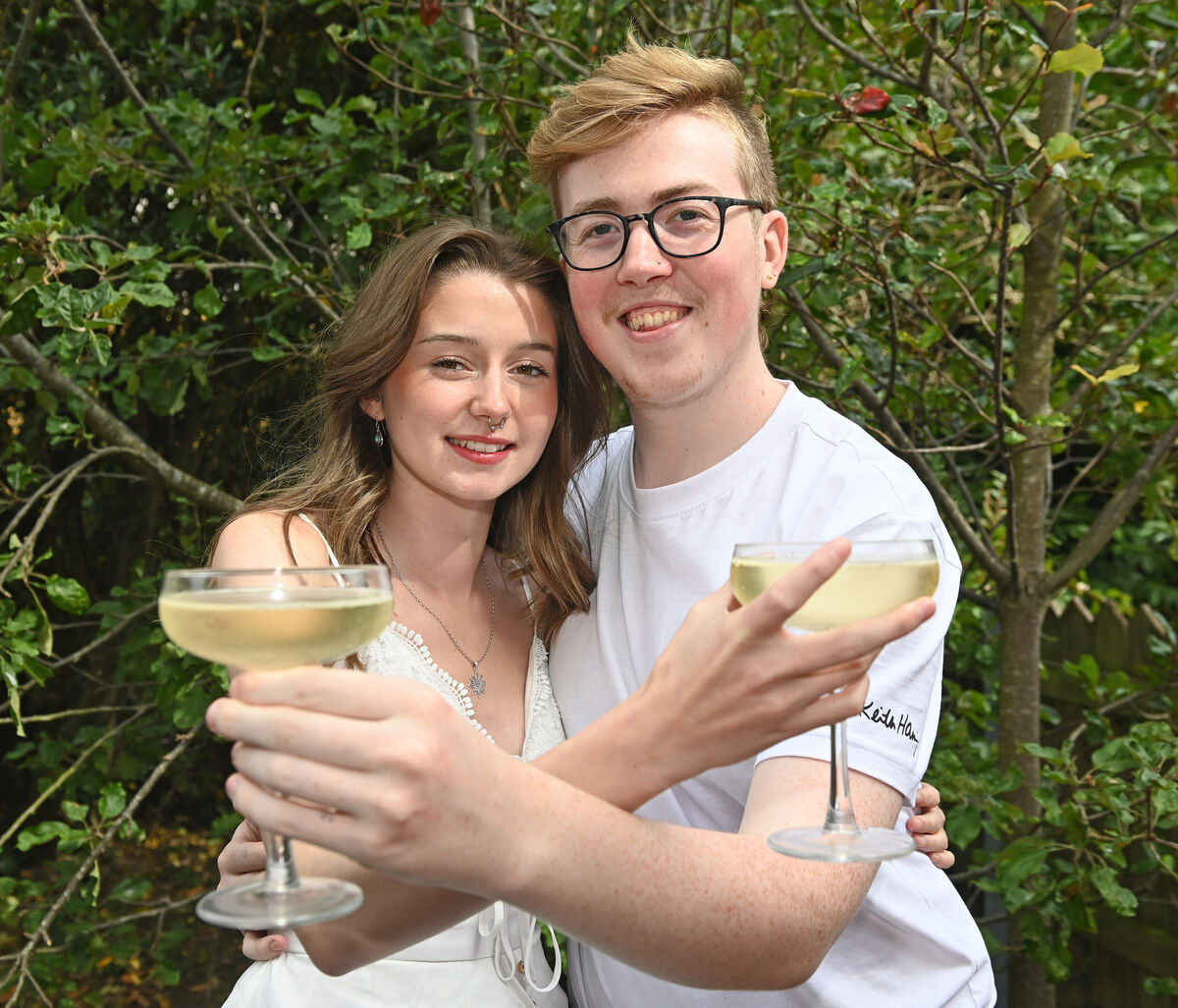 Isabel Heaney and her boyfriend Jake Tennant from Cobh. Picture; Eddie O'Hare Isabel Heaney and her boyfriend Jake Tennant from Cobh. Picture; Eddie O'Hare