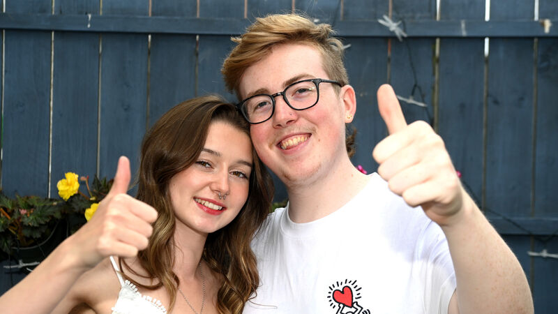 Leaving Cert 2022: Young Cork couple make the grade with exam success at double Leaving Cert 2022: Young Cork couple make the grade with exam success at double