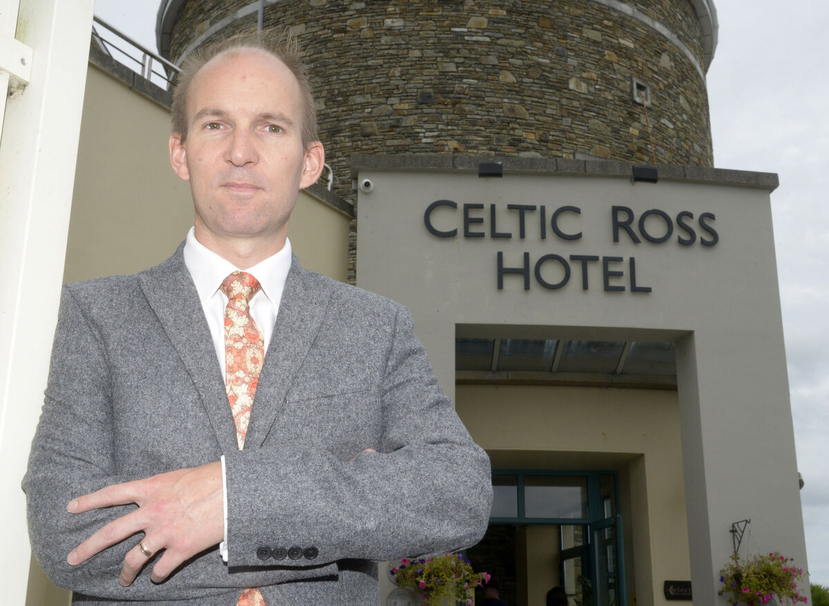 Pictured at the Celtic Ross Hotel, Rosscarbery Co Cork was Mgr Neil Grant who was highlighting the huge rise in energy Bills. Picture Denis Boyle Pictured at the Celtic Ross Hotel, Rosscarbery Co Cork was Mgr Neil Grant who was highlighting the huge rise in energy Bills. Picture Denis Boyle