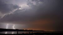 Yellow rain and thunderstorm warning in place for entire country
