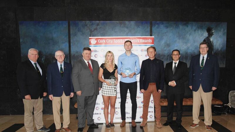 Lucy May Sleeman and David Cussen collect prestigious Cork City Sports Athletic awards Lucy May Sleeman and David Cussen collect prestigious Cork City Sports Athletic awards