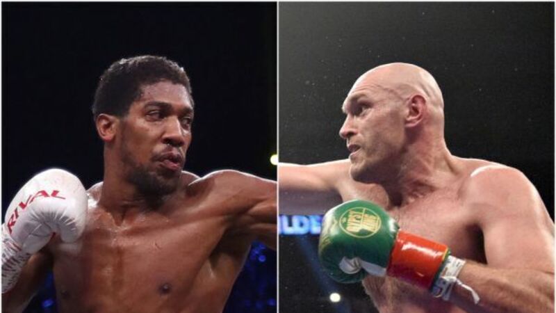 Anthony Joshua tells Tyson Fury he will be ‘ready in December’ for title fight