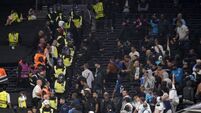 Police arrest five after crowd trouble follows Tottenham’s win over Marseille