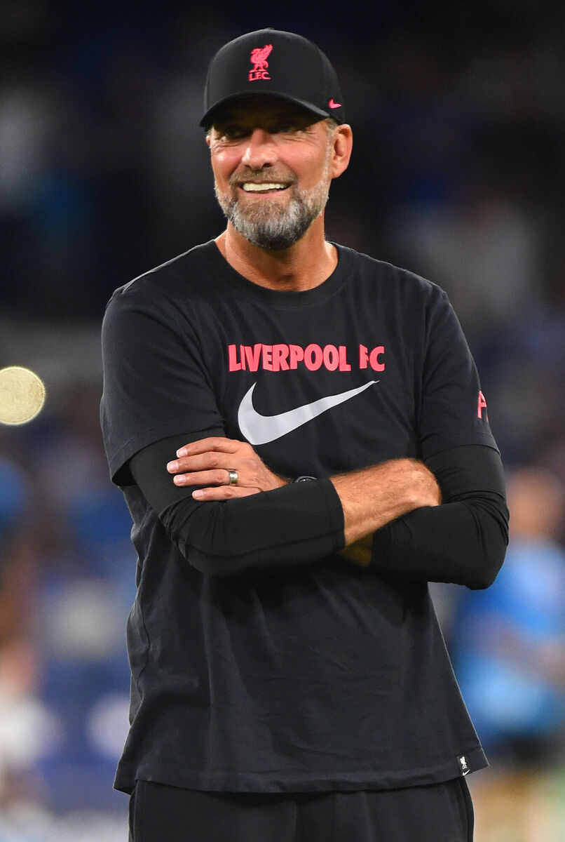 Liverpool manager Jurgen Klopp smiles before the UEFA Champions League Group A match at the Diego Armando Maradona Stadium in Naples, Italy. Picture: Agostino Gemito/PA Wire.