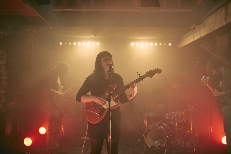  Elaine Malone performing at Debarra's Folk Club, Clonakilty, Photo: Bríd O'Donovan.