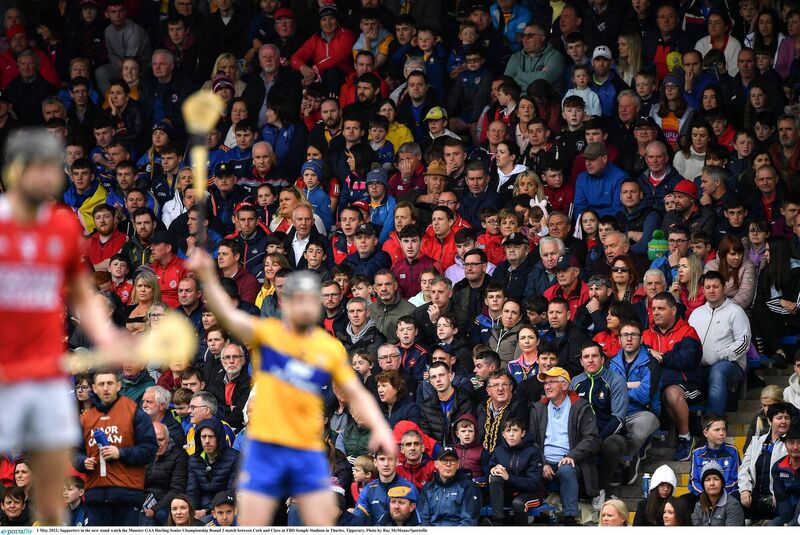 The Cork supporters can drive their side on but have grown increasingly frustrated. Picture: Ray McManus/Sportsfile The Cork supporters can drive their side on but have grown increasingly frustrated. Picture: Ray McManus/Sportsfile