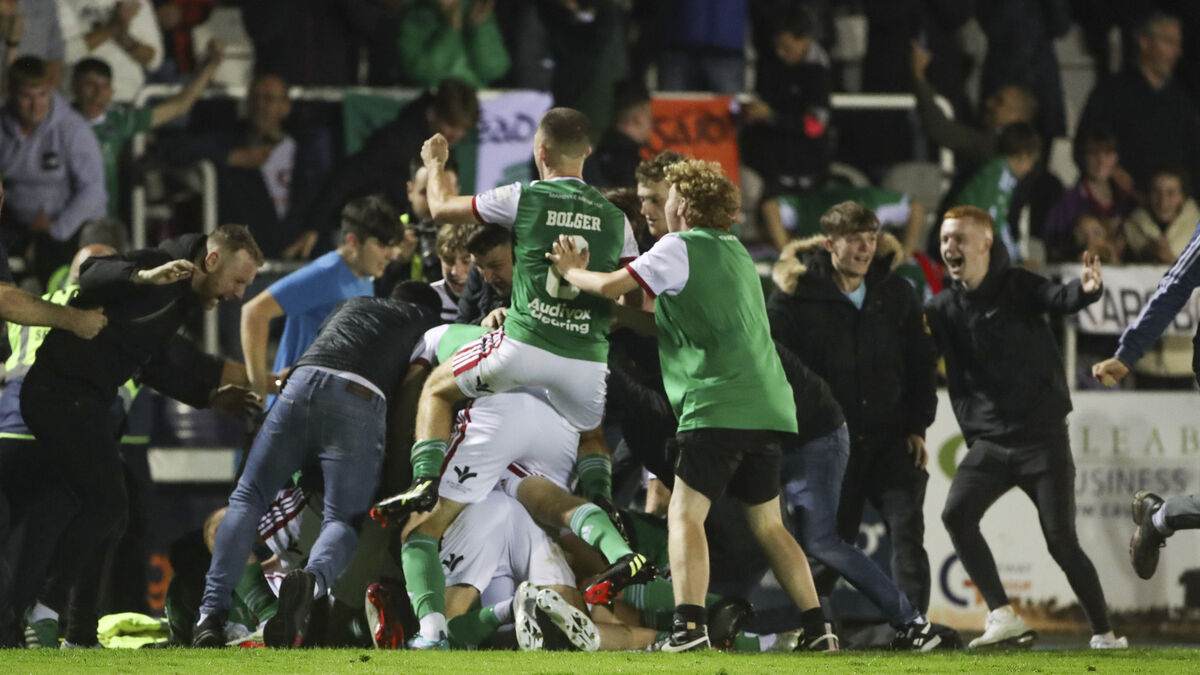 Cork City close in on First Division title after late, late winner in Waterford