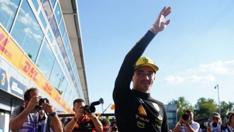 Charles Leclerc demands ‘no mistakes’ as Ferrari chase home win from pole