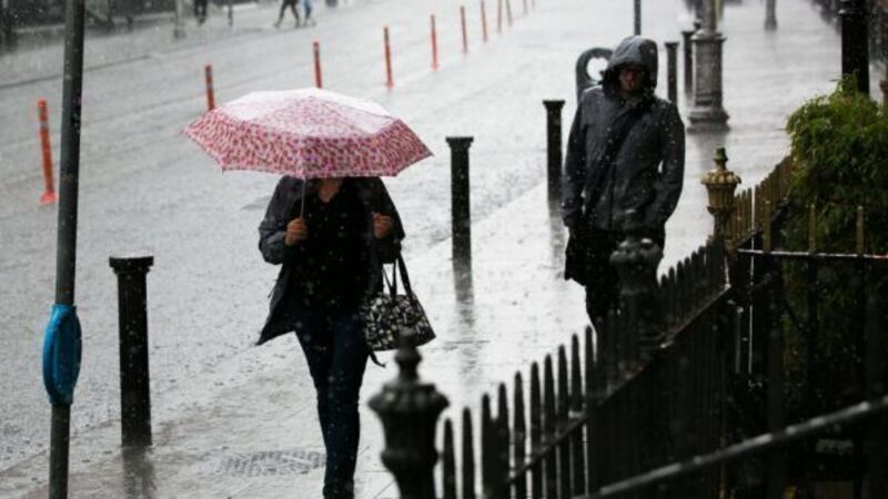 Yellow rain warning in place for entire country with possible thunderstorms