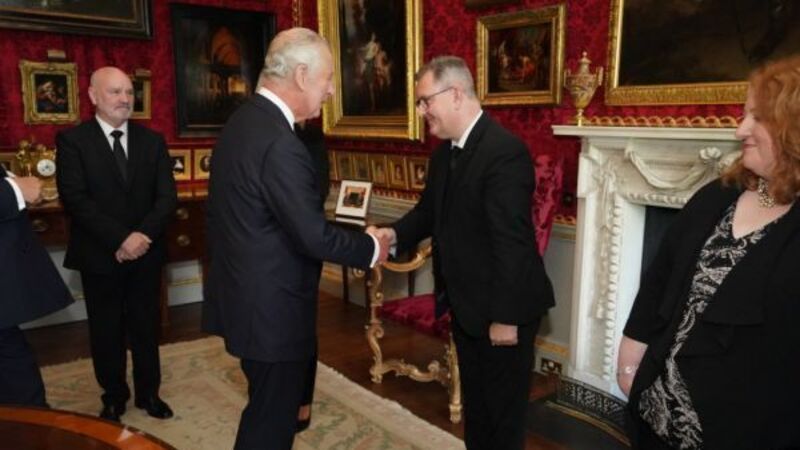 King Charles questions DUP leader over Northern Ireland Protocol