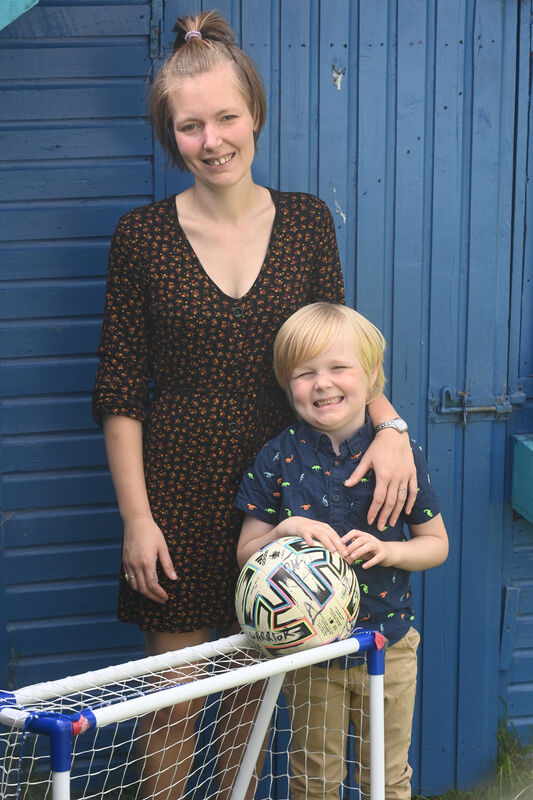 Tara with Kye. Picture: Larry Cummins Tara with Kye. Picture: Larry Cummins