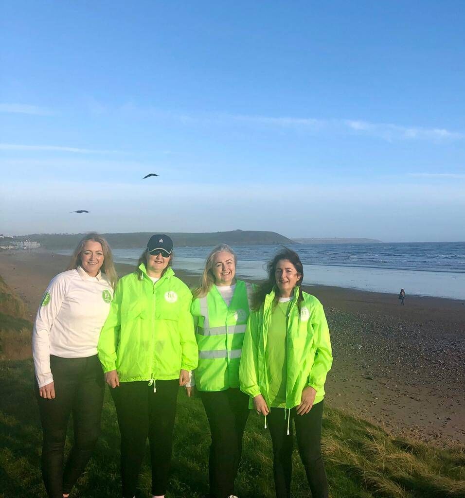  Kathleen Hurley Mullins, with her sisters, who are taking part in The Echo Women's Mini Marathon. Left to right, Mary, Anna, Kathleen and Noreen