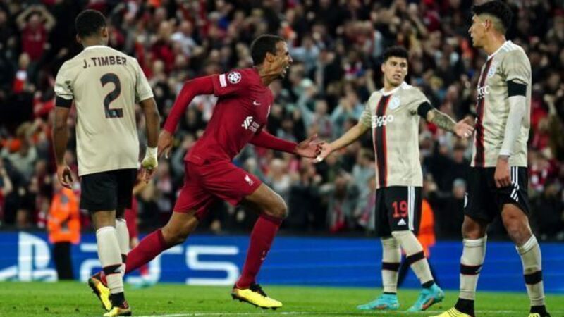 Joel Matip heads late winner as Liverpool labour to victory over Ajax Joel Matip heads late winner as Liverpool labour to victory over Ajax
