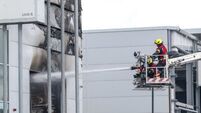 Fire crews attend blaze at business premises in Claregalway