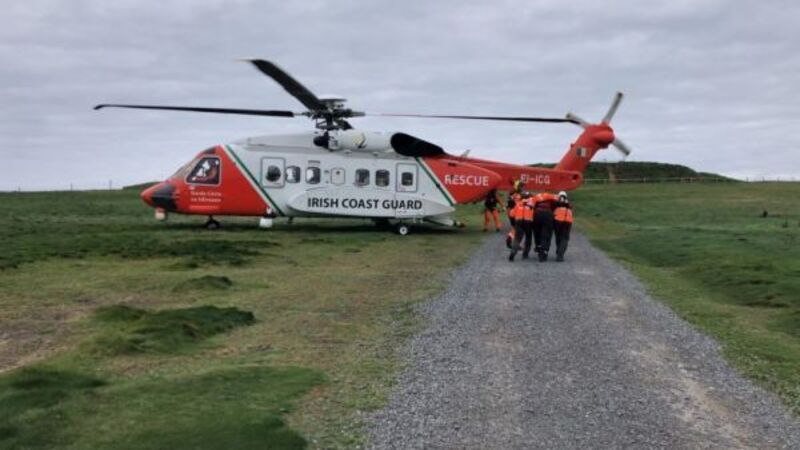 Man trapped in sea cave overnight in Co Mayo rescued Man trapped in sea cave overnight in Co Mayo rescued
