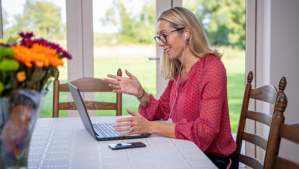Connectivity is key for Suzanne who works on a hybrid basis which means her home is also her office. Connectivity is key for Suzanne who works on a hybrid basis which means her home is also her office.