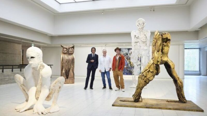 Brad Pitt and Nick Cave make surprise art debut in Finland