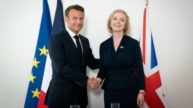 Truss’ talks with Macron do not cover Northern Ireland or migrant crossings Truss’ talks with Macron do not cover Northern Ireland or migrant crossings