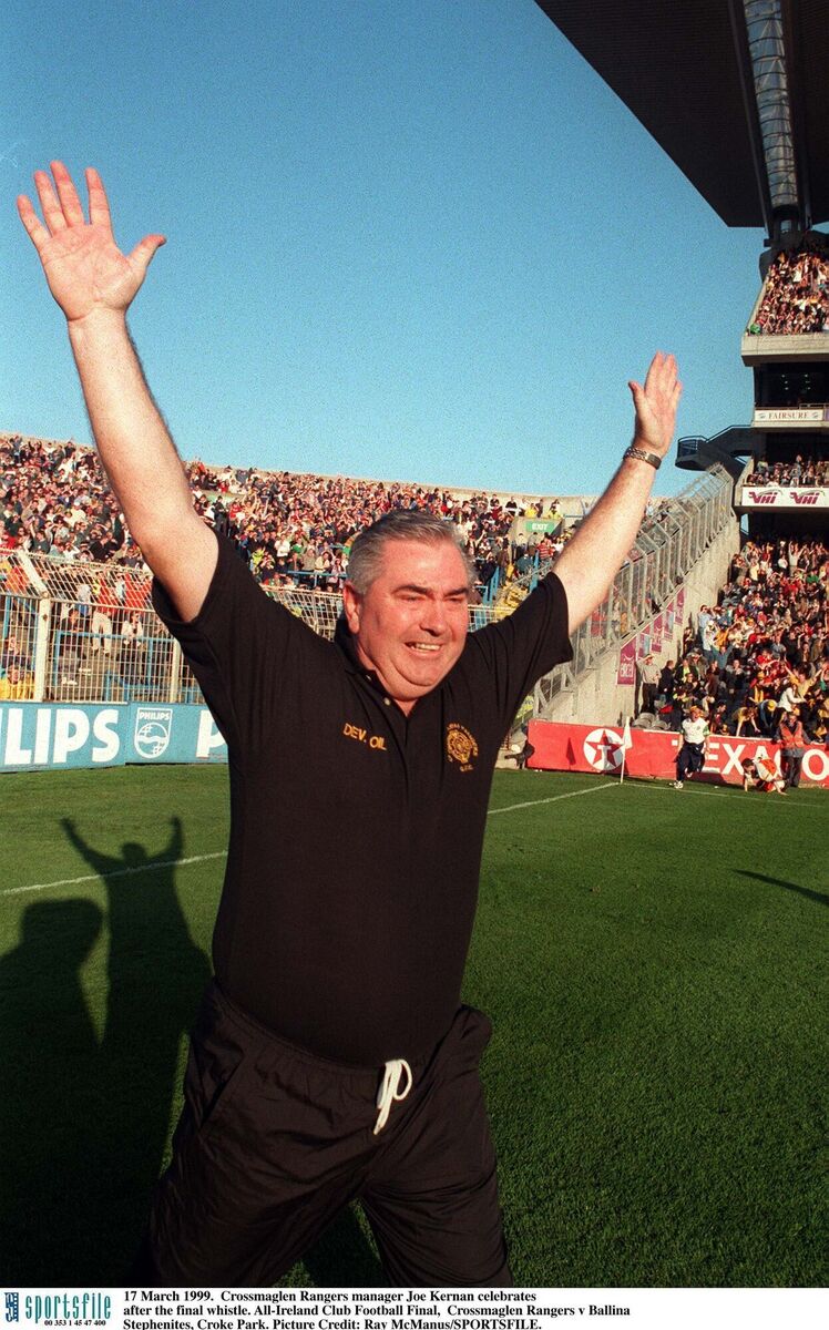 Joe Kernan at Croke Park. Picture: Ray McManus/SPORTSFILE