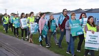 'We're looking for pay parity': Community and care sector workers in Cork picket over pay and conditions