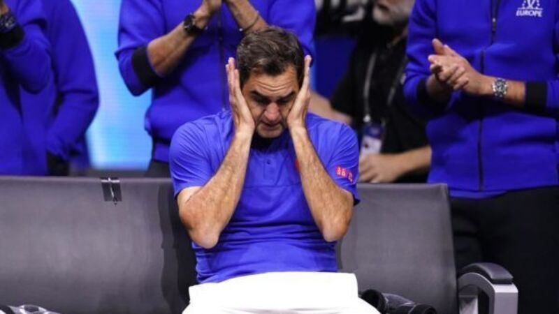Federer holds back tears as he bids farewell to professional tennis