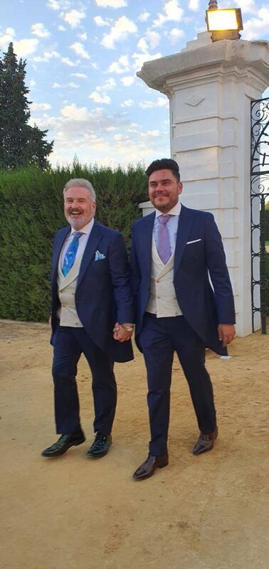 Francisco Cuevas and Councillor Ken O'Flynn at their recent wedding in Seville. Francisco Cuevas and Councillor Ken O'Flynn at their recent wedding in Seville.