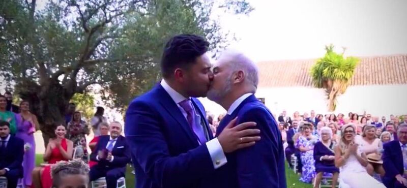 Francisco Cuevas and Councillor Ken O'Flynn at their recent wedding in Seville. Francisco Cuevas and Councillor Ken O'Flynn at their recent wedding in Seville.