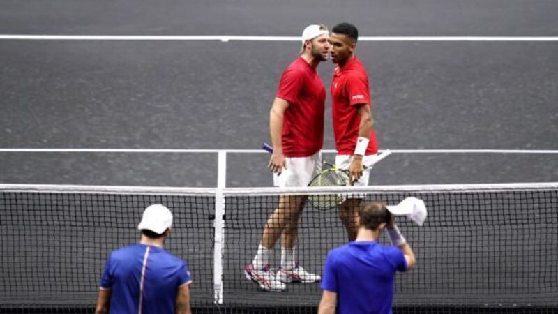 Murray and Berrettini lose Laver Cup doubles as Team World hit back Murray and Berrettini lose Laver Cup doubles as Team World hit back