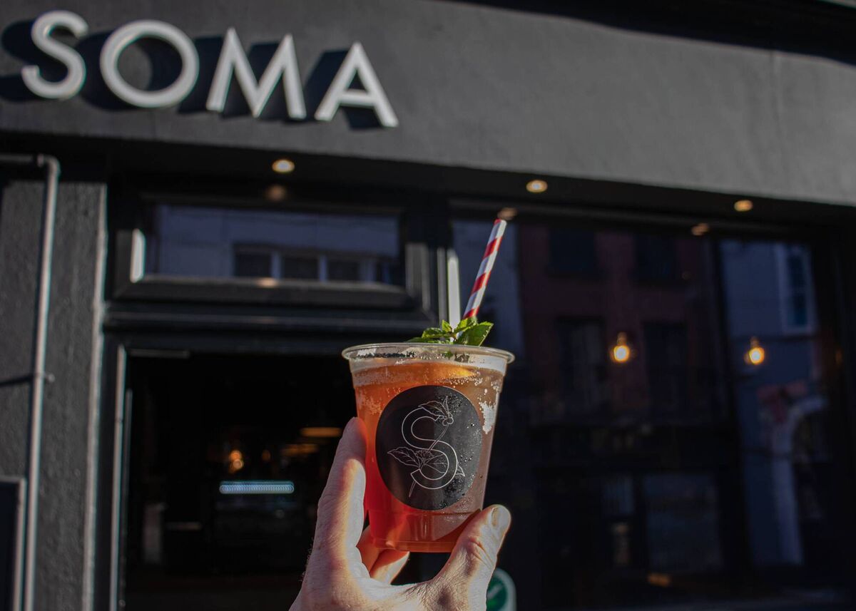 Delicious sweet, refreshing cascara tonic Picture: Richard Gordon